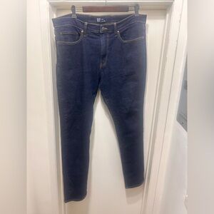 Gap Slim Taper Jeans Men's Size W36 L32 Indigo Dark Blue Smart Casual Classic